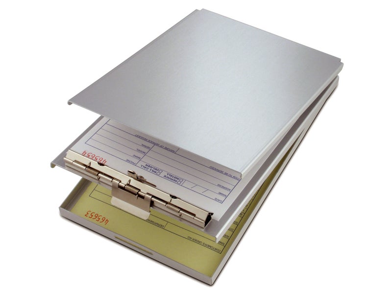 Saunders Storage Clipboard,Memo Size,Metal,Silver - Image 5